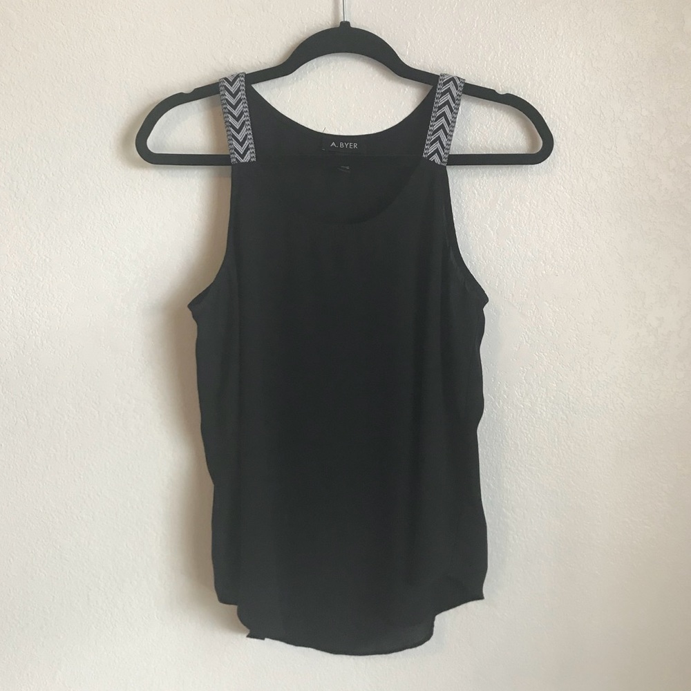 A. Byer | Black tank top